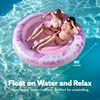 SLOOSH Inflatable Tanning Pool Lounger Float,72" x 65" Pool Floats