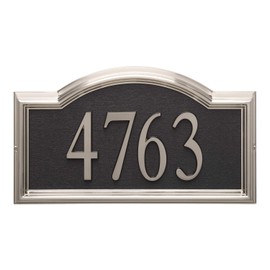 Whitehall Products Standard Wall DeSign-it Arch Plaque Frame, Brushed Nickel