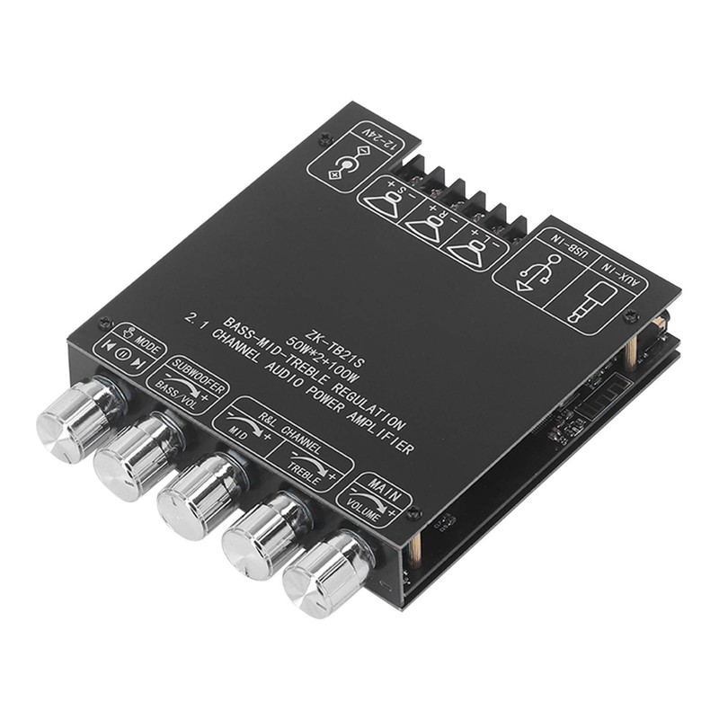 Bluetooth Power Amplifier Board Subwoofer 2.1 Channel 50W 50W 100W