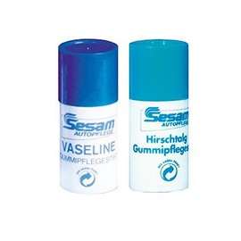 Set of 2 x Sesame Rubber Care Rubber Care Solution Car Care Kit – Door Rubber Care, Deer Tallow & Vaseline Pen, 25 ml