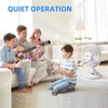 BEYOND BREEZE Oscillating Table Fan Quiet 3-Speed 12-Inch Adjustable Tilt