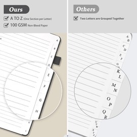 Address Book with Alphabetical Tabs, Hardcover Password Book, Address Organizer Keep Track of Phone Numbers, Special Days, Birthdays, Anniversaries and Notes(5.8″x 8.3″, Black)