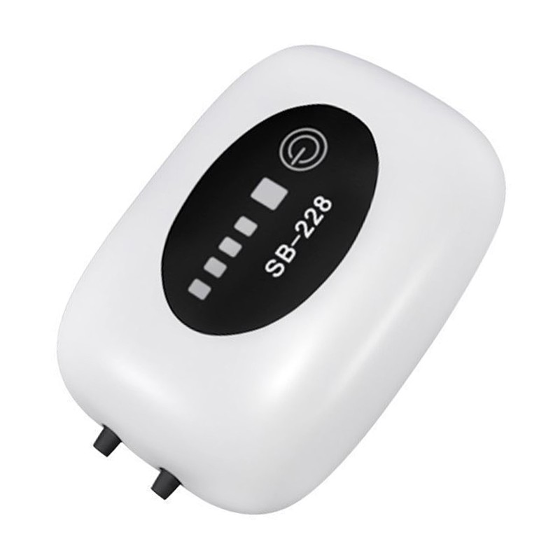 Small Oxygen Pump USB Rechargeable Lithium Battery Quiet Aquarium Oxygen