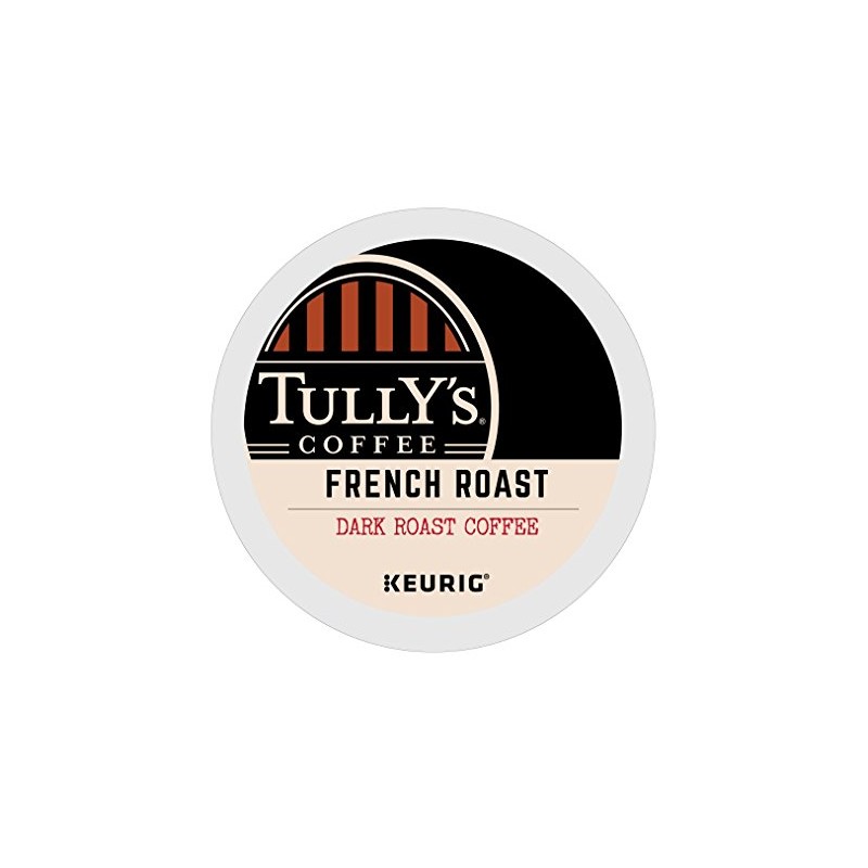 Tully's Coffee French Roast Extra Bold, K-Cup for Keurig Brewers