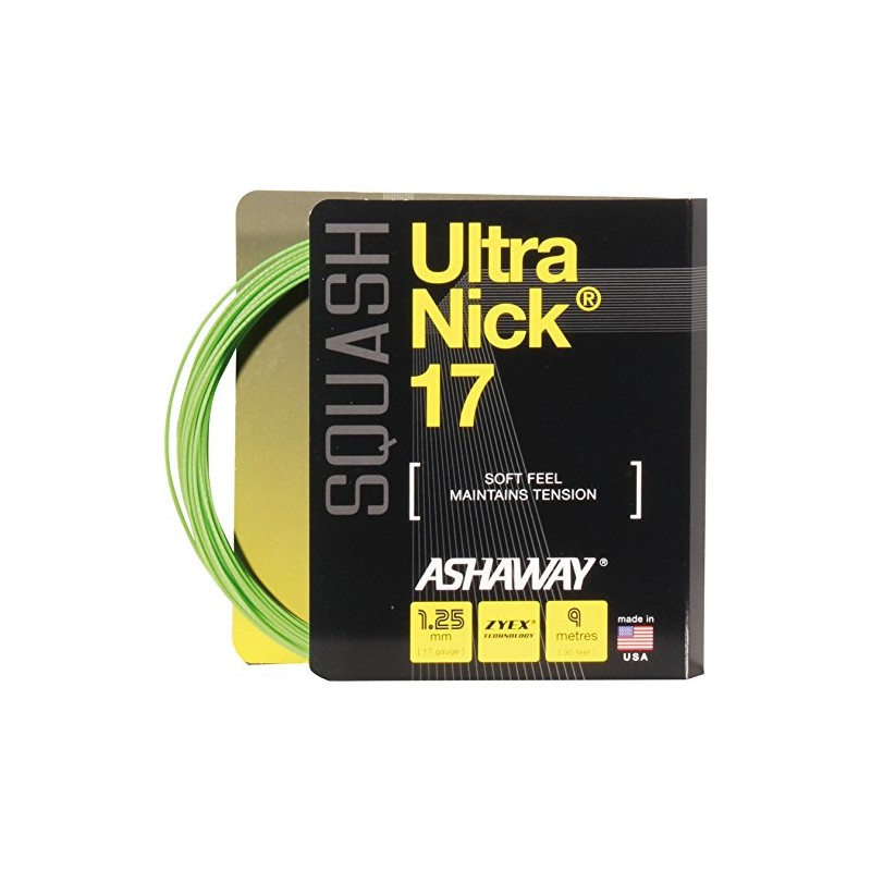 Ashaway UltraNick 17 – Rope for Tennis Racket, Set