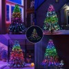 eperfect2012 400LED Smart Christmas Tree Waterfall String Lights Waterproof Garden