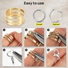 Catephe 1200 Pcs Open Jump Rings, Jump Rings for Jewelry