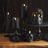 Luminara Wax Drip Flameless LED Candle, Black 3" x 4.5",