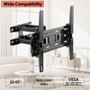 SJBRWN Full Motion TV Wall Mount for 26-65 Inch Flat