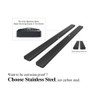 APS (Black 5 inches 304 Stainless Steel Running Boards Nerf