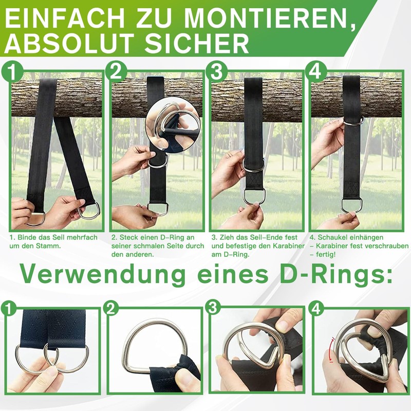 Viomis Swing & Hammock Mounting Set 900 kg – Complete