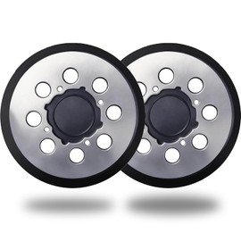 2 Pack 5 Inch 8 Hole Replacement Sander Pad for Dewalt DWE6423/6423K, DWE6421/6421K, DWE6421-B2, DWE6421-B3, DWE6421-BR, DCW210B - 5" Hook and Loop Sanding Backing Pad