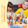 AOMACO Wooden Tool Set Educational Toy Carpenter Pretend Play Toy