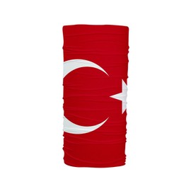 ScudoPro Turkey Flag Multifunctional UV Protection Headband Face Dust Mask Bandana
