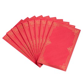 American Greetings Money Gift Envelopes (10-count) for Lunar New Year, Christmas (Red and Gold)