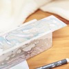 VBS Pencil Box with Sliding Lid Raw Wood