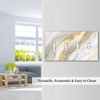 JDAKHD Gold White Marble Light Switch Cover Plate Abstract Modern