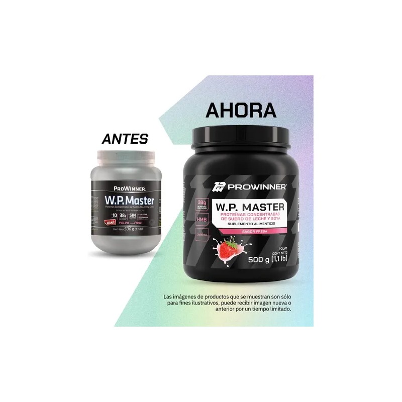 Suplemento Wp Master (500 Gr) Prowinner Sabor Fresa