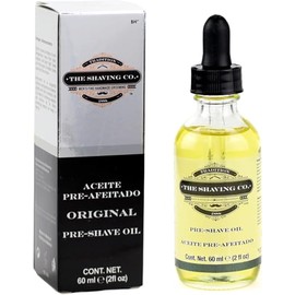 THE SHAVING CO Aceite Pre Afeitado - Aroma Sándalo Menta. Aceite para un Afeitado Perfecto que ademas Nutre, Humecta e Hidrata tu Barba desde la raíz.