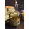 Creative Co-Op Decorative Metal Boxes with Brass Finish (Set of