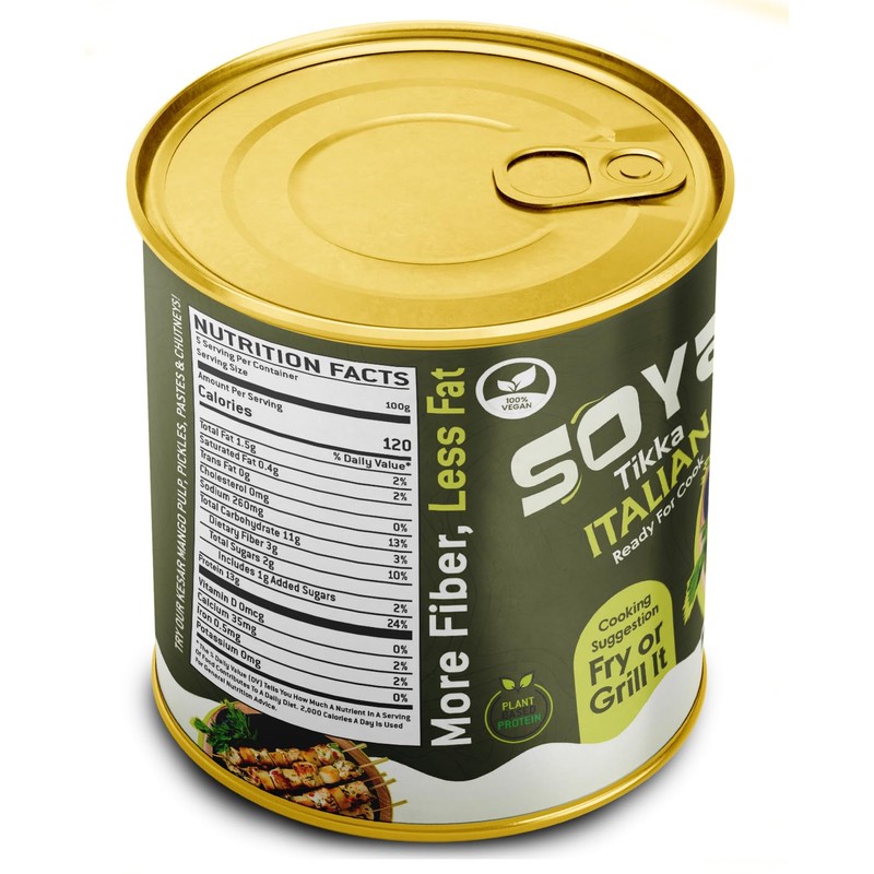 Rani Soya Tikka Italian 30oz (1.875lbs) 850g, Pack of 2,