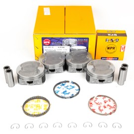 Mizumo Auto MA-9761317262-2 Pistons with Rings Compatible With/For 06-10 Subaru Forester Legacy Outback 2.5 SOHC EJ253