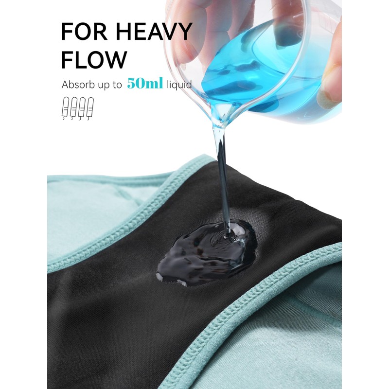 TIICHOO TIICHOO Period Pants for Women Heavy Flow Postpartum Incontinence