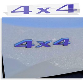 Reflective Concepts - 4x4 Emblem Overlay Decal Sticker - 2015-2023 Jeep Renegade - (Color: Purple)