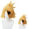[二番目の城] 耐熱コスプレウィッグ 稲妻髪飾り付 僕のヒーローアカデミア 上鳴電気 パーティー 変装 コスチューム cos wig