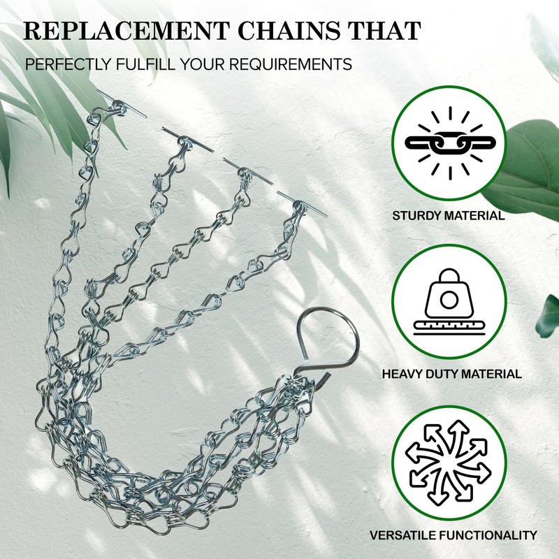 Pack of 4 spare replacement 4-point chains for 14 or