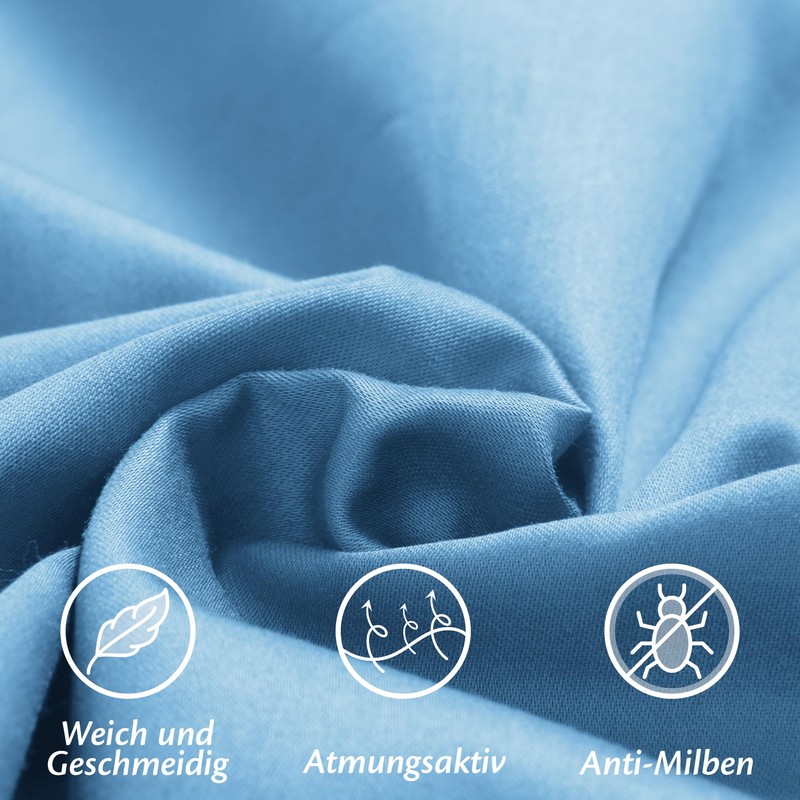Set of 2 Cushion Covers, 40 x 80 cm, Microfibre,