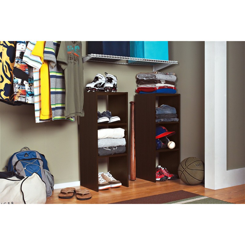 ClosetMaid 8956 Stackable 31-Inch Vertical Organizer, Espresso