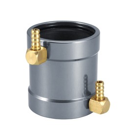 uxcell RC Model Boat Motor Water Cooling Jacket Metal Parts 28mm Titanium Tone for for 28-Series RC Boat Motor Part Accessory