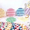 4 PCS Black Acrylic Cup Coasters, 9.5cm Round Acrylic Coasters,