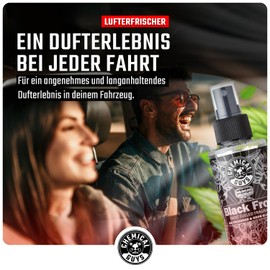 Chemical Guys AIR_224_16 Black Frost Air Freshener and Odor Eliminator, Ideal for Cars, Trucks, SUVs, RVs, Home, Office, Dorm and More), 16 Ounce