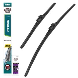 HEYNER® Windscreen Wiper Set Suitable for BENTLEY Continental Flying SPUR 3W_ (03.2005-12.2013) Hybrid Flat Bar Wiper Windscreen Wiper