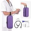 Trunab Trunab Stethoscope Carrying Case Compatible with 3M Littmann/MDF/ADC, Hold