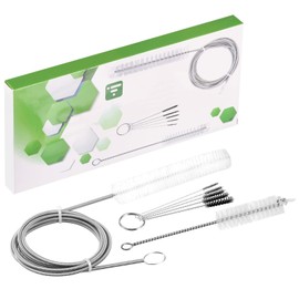 CPAP Tube Cleaning Brush 7 Feet Flexible, 7 Inch Handy Brush with 5 Pack Mini Nylon Brush Set 4 Inch for Standard Tubing in 22 mm Diameter