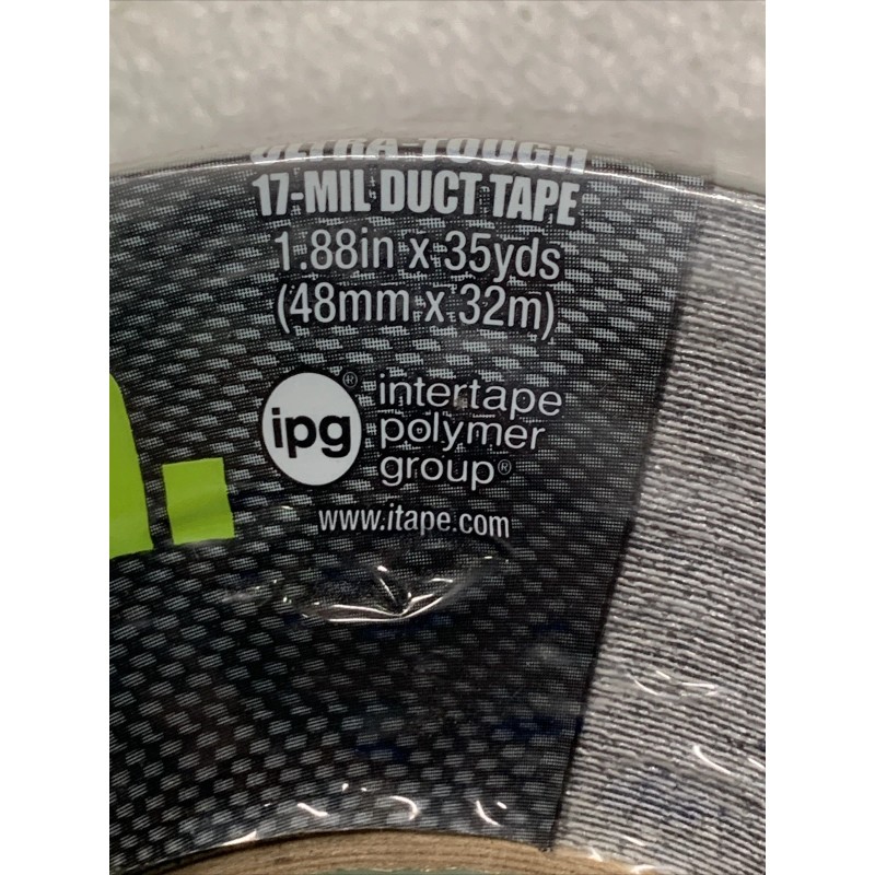 Intertape IPG IG235 Black Iron Grip Stronger Duct Tape 17
