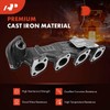 A-Premium Left Engine Exhaust Manifold Kit W/Gasket & Studs &