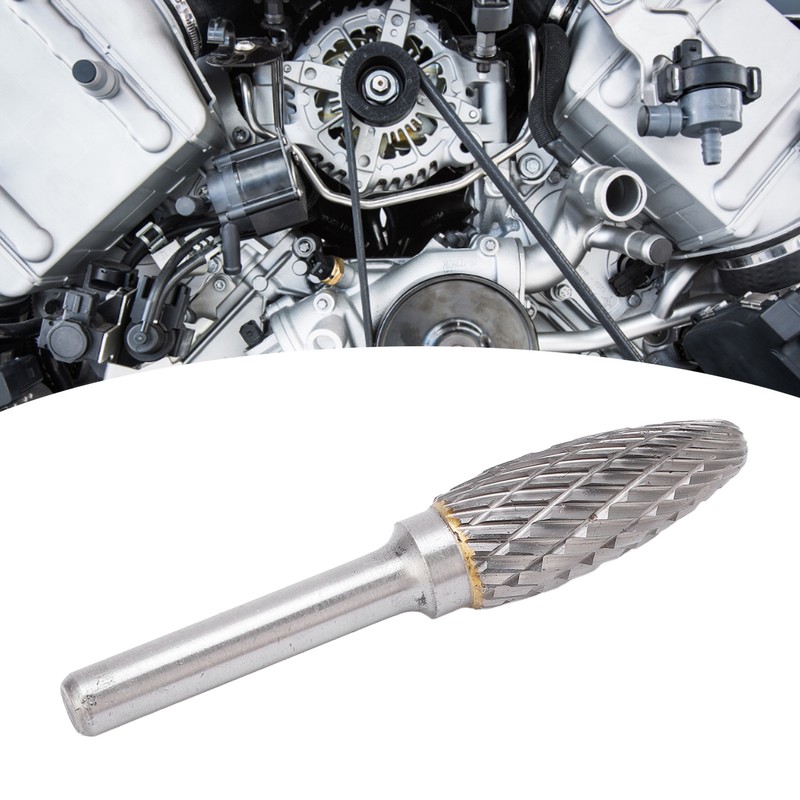Double Cut Carbide Burr Rotary File Tree Shape Multipurpose for