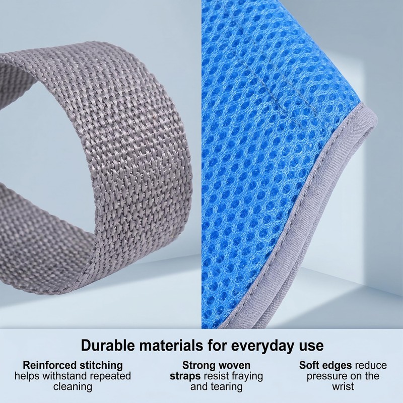 ENLUNTRA 2 Pack Dementia Hand Restraint Gloves for Elderly, Washable