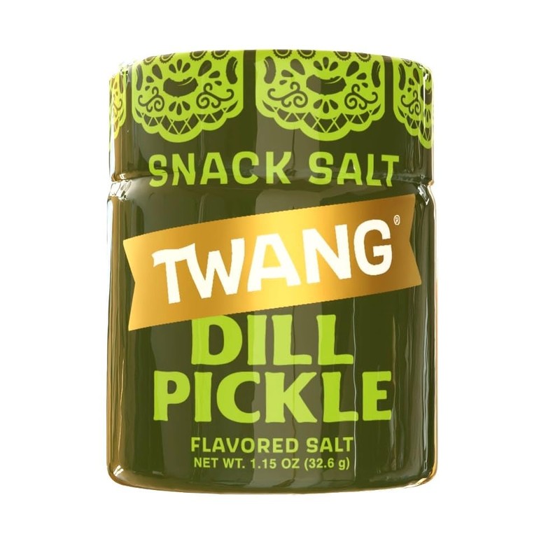 Twangerz Pickle Seasoning Salt Snack Topping, 1.15-Ounce Shaker (Pack of
