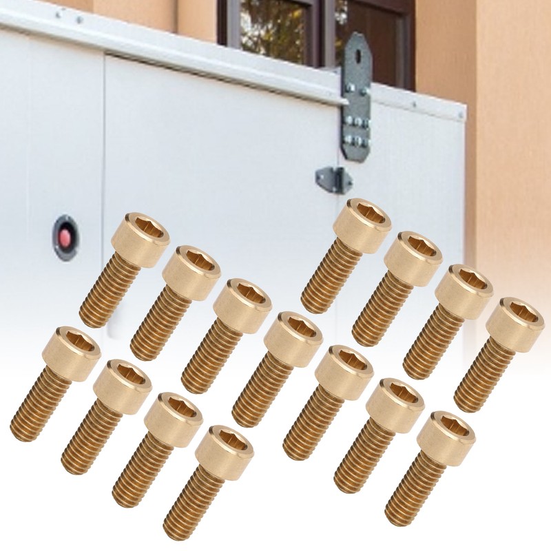 50Pcs Cap Hex Socket Screw Copper Fastener Hardware Tools Industrial
