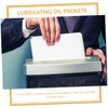 OSALADI 10Pcs Shredder Lubricating Oil Sheets Efficient Tool for Paper