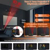 Zorpupoa Projection Alarm Clock, WWVB Atomic Projector Radio Control Clock