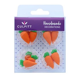 Culpitt 381 Carrot Sugar Pipings 12 Pack, 2.5 Centimetre, Orange
