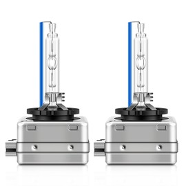 BIHEE D3S Xenon Bulb 8000K Ice Blue HID Headlight 35W D3S Bulb High Low Beam Car Bulb Replacement, 2 Pack