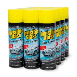 Invisible Glass 91164-12PK Premium Aerosol Glass and Window Cleaner for Auto and Home Cleans Glass, Windows, Windshields, and More, Streak-Free, Ammonia-Free, Tint-Safe, 19 oz (Pack of 12)