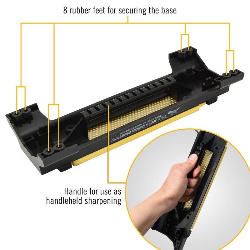 DMT (Diamond Machining Technology) W8FC-WB 8-Inch Duo Sharp Bench Stone